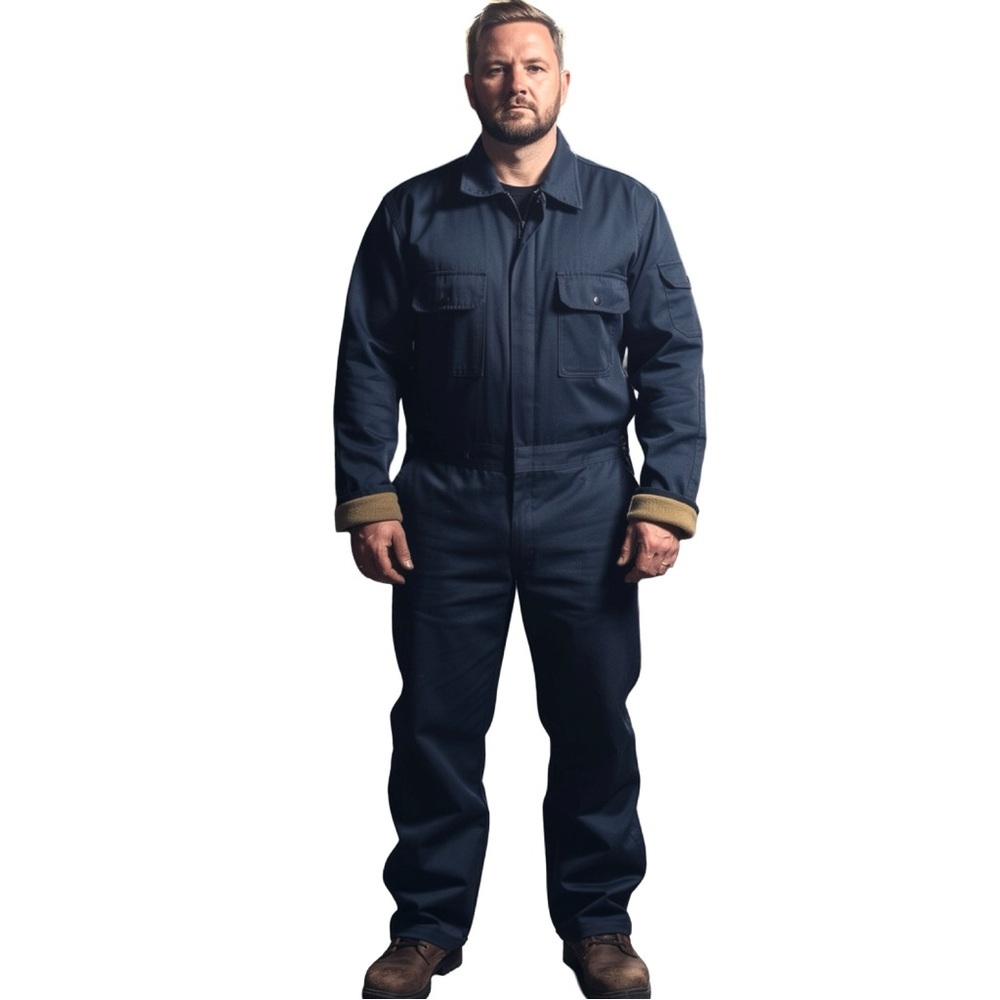 Vintage Walls Blizzard-Pruf Coveralls Blue Insulated Workwear Size 3X